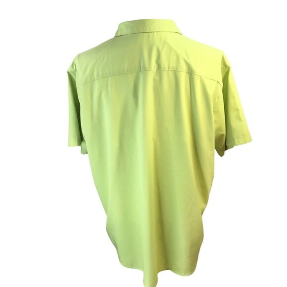 Columbia Vented Fishing Shirt Omni-Wick Advance Evaporation XXL 2X Short Sleeve - Picture 6 of 10